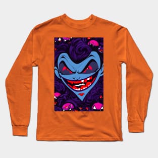 Kawaii Vampire cartoon Long Sleeve T-Shirt